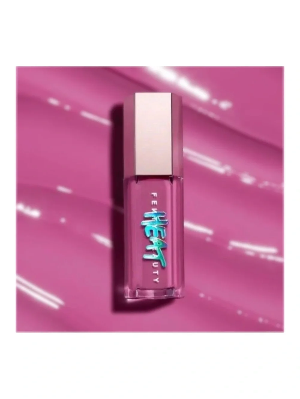 FENTY BEAUTY Gloss Bomb Heat Luminizer + Plumper in Lavender Savage - .30 oz NIB